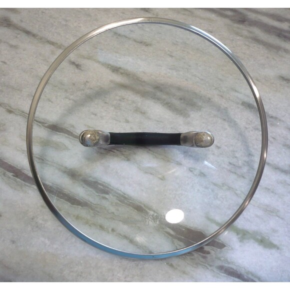 Simply Calphalon 7" OD 6.5” ID Glass Replacement Lid 0811612 Cool Touch Handle - Picture 2 of 8